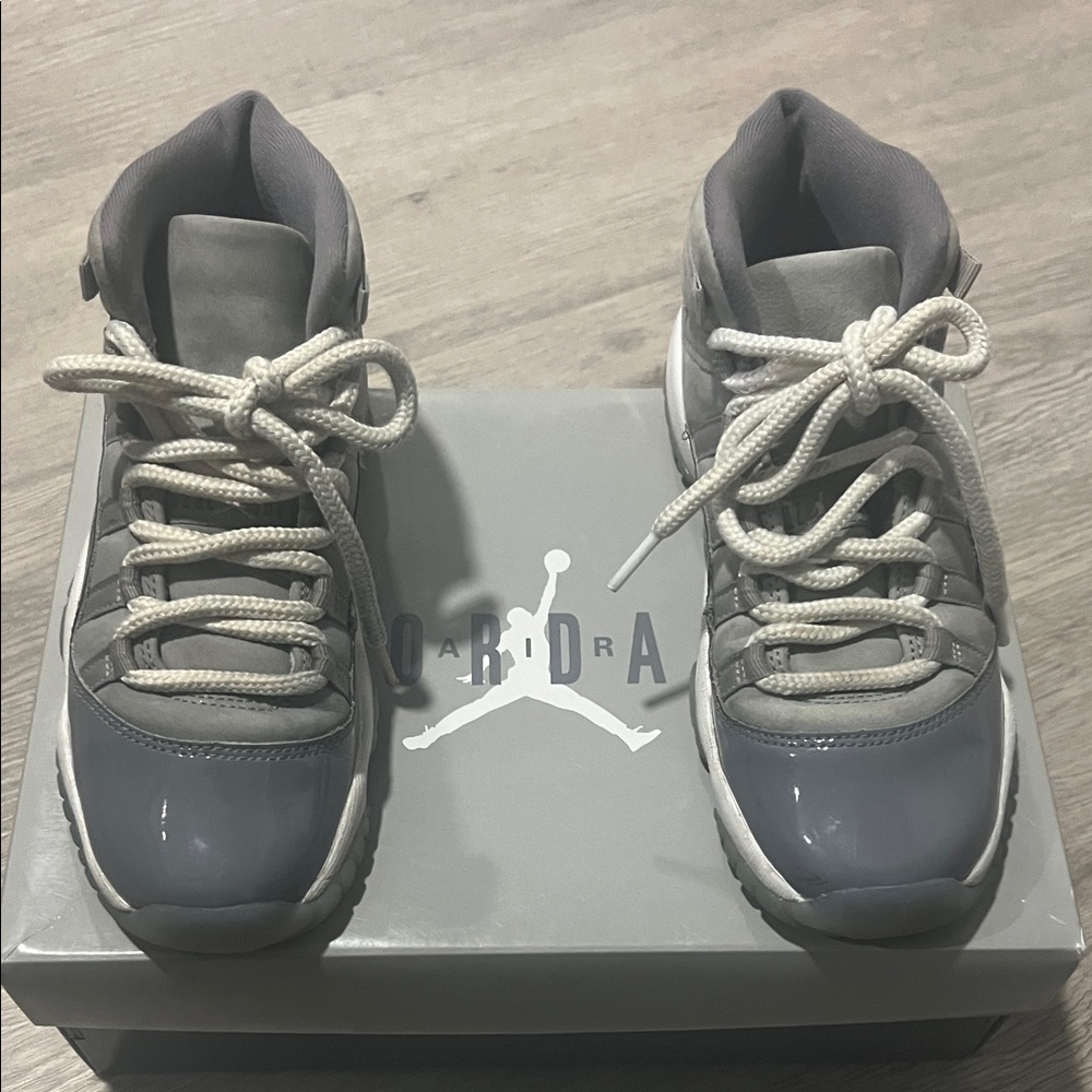 Jordan Kids Sneakers - Gray and White